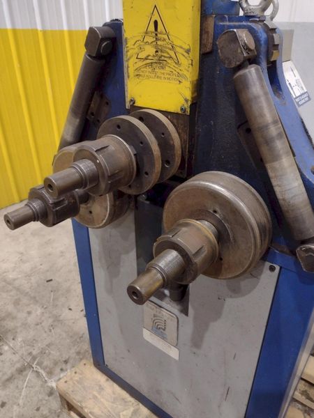 2" x 2" x 3/8" TAURING MODEL #SAF DS60 HYDRAULIC ANGLE ROLL BENDER, NEW 2003: STOCK #22814