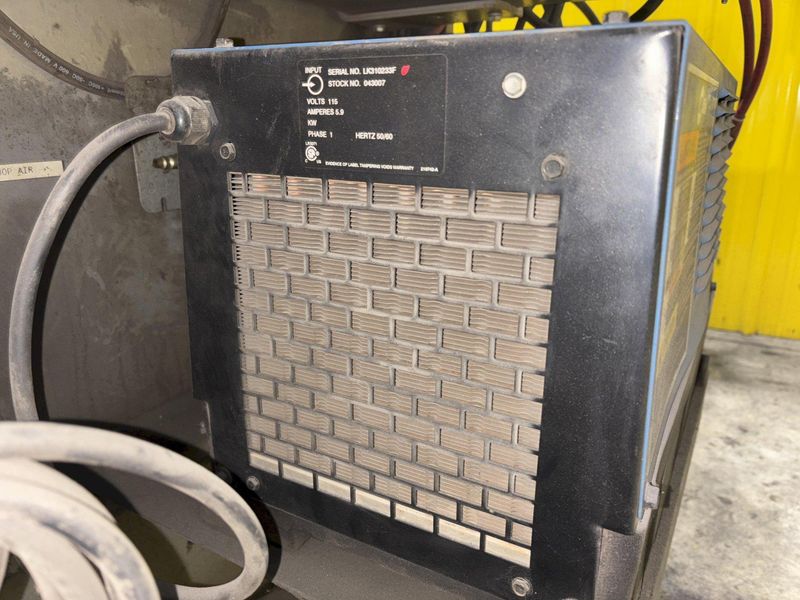 144" GOURAN / LINDE SEAM WELDER WITH MILLER INVISION #456P POWER SUPPLY: STOCK #22514