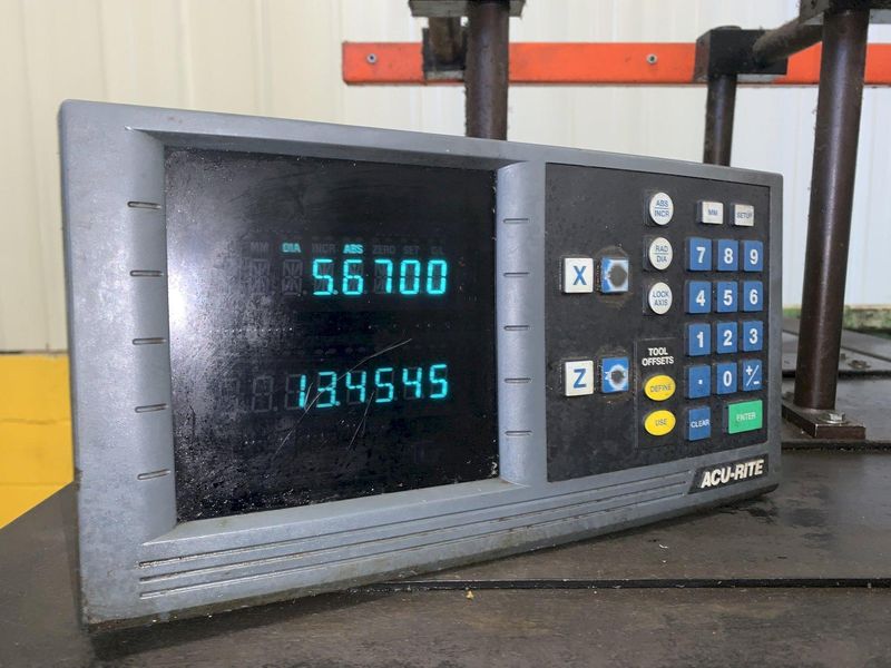 25" X 120" DOALL ROMI MODEL 25H GAP BED ENGINE LATHE W/ 4" HOLE: STOCK #12892
