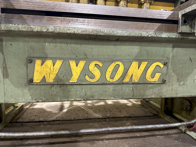 4' x 3/16" WYSONG MODEL #748 MECHANICAL POWER SHEAR: STOCK #19041