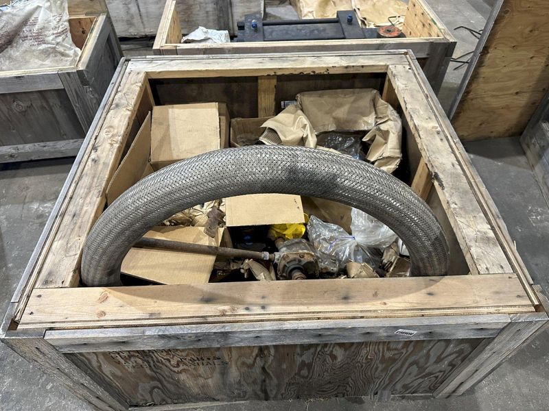 3000 TON NATIONAL (CROSBY GROUP) 4-POST HYDRAULIC PRESS / WIRE ROPE SWAGING MACHINE: STOCK #1945