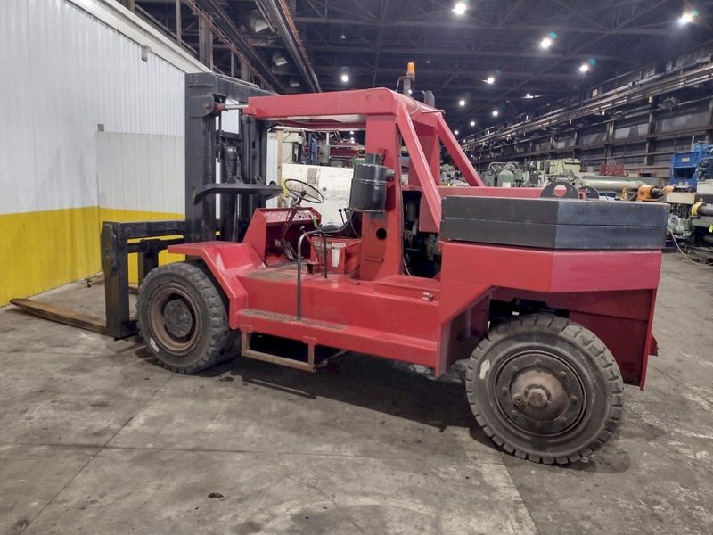 50,000 LB CAPACITY TAYLOR (EAGLE FRAME) MODEL #YS DETROIT DIESEL HEAVY DUTY FORKLIFT: STOCK #181
