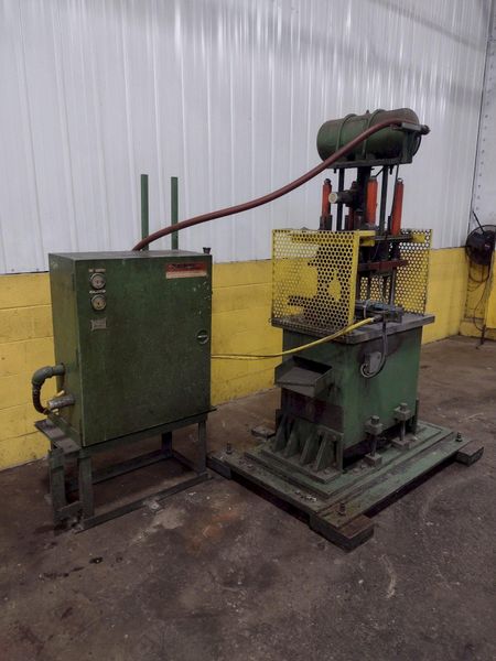 7 TON X 14" WIDE AIRAM PNEUMATIC CUTOFF PRESS: STOCK #17188