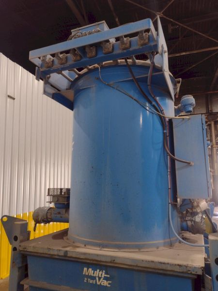 75 HP X 2 YARD MULTI-VAC MODEL #7500 MILLENIUM SERIES PORTABLE TRAILER MOUNTED VACUUM SYSTEM: ST
