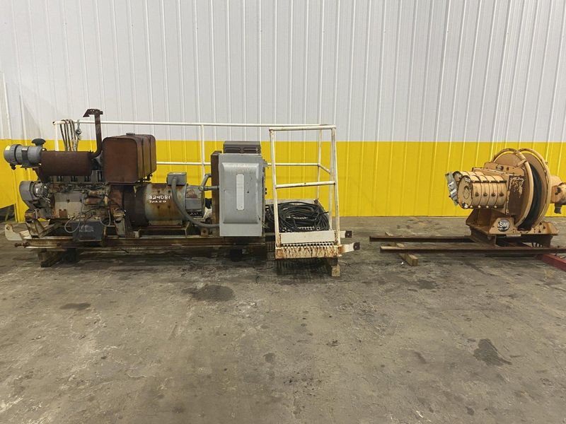 53 TON (107,500 LBS) BUSHMAN MODEL #MT420 TELESCOPING MAGNETIC LIFTING SPREADER BEAM  W/ OHIO MA