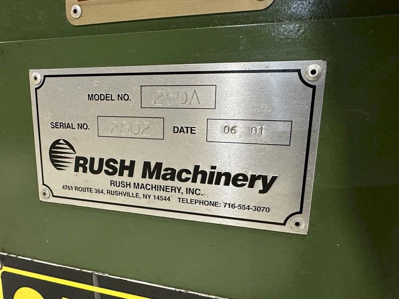 2" RUSH MODEL #250A DRILL & TOOL GRINDER / SHARPENER: STOCK #18259