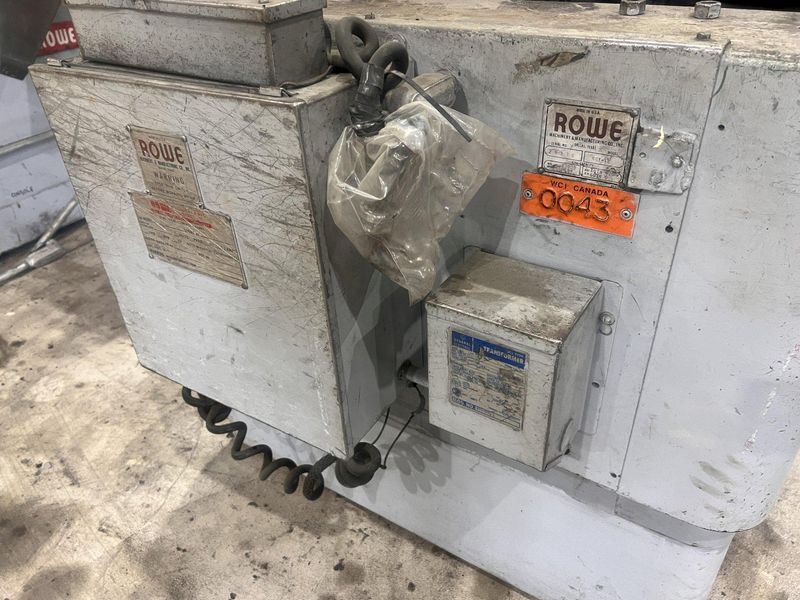 40" X 12,000 LBS X .110" ROWE COIL REEL, CAR, & STRAIGHTENER FEED LINE: STOCK #21627