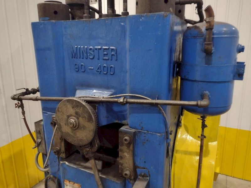400 TON MINSTER MODEL #90-400 KNUCKLE JOINT PRESS 4.5" STROKE: STOCK #23670