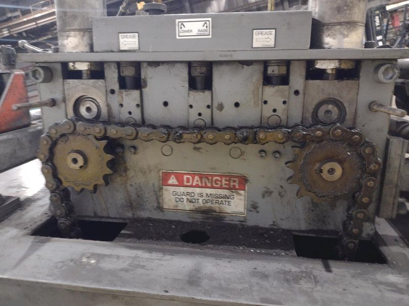 12" X .080" COE MODEL #CPPS-PO-225-12 POWERED COIL STRAIGHTENER: STOCK #21329