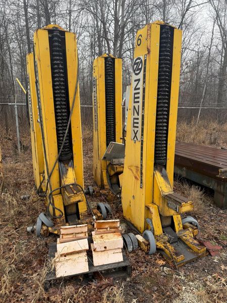 (4)  ZENEX CORPORATION MODEL RTS-3000 PORTABLE ELECTRIC POWER VEHICLE LIFT JACKS: STOCK #17222