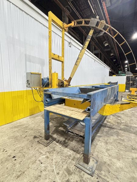 15 HP L&M EQUIPMENT MODEL #HMPC-7-24 CROSS CUT BUNDLE TRAVELING ARCH WOOD BUNDLE SAW WITH CONVEY