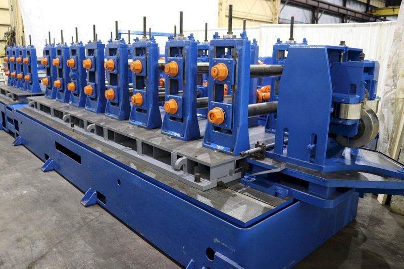 12 STAND X 4-1/2" X 32" YODER W35 RAFTED ROLLFORMER LINE: STOCK #10523
