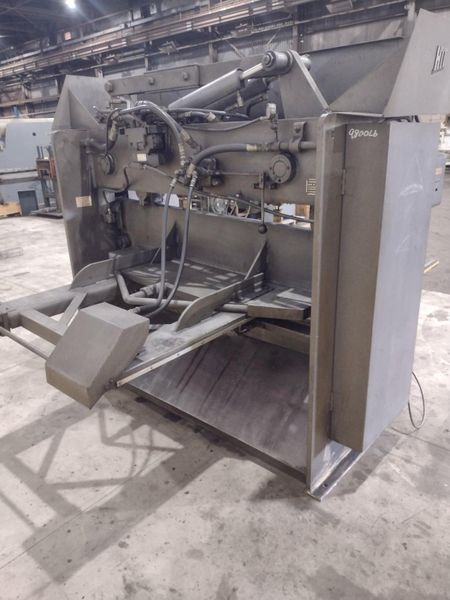 6' x 3/8" HTC MODEL #375-6S HYDRAULIC SHEAR: STOCK #21236