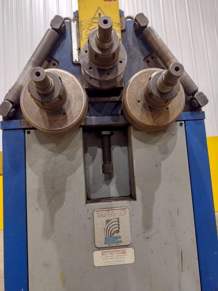 2" x 2" x 3/8" TAURING MODEL #SAF DS60 HYDRAULIC ANGLE ROLL BENDER, NEW 2003: STOCK #22814