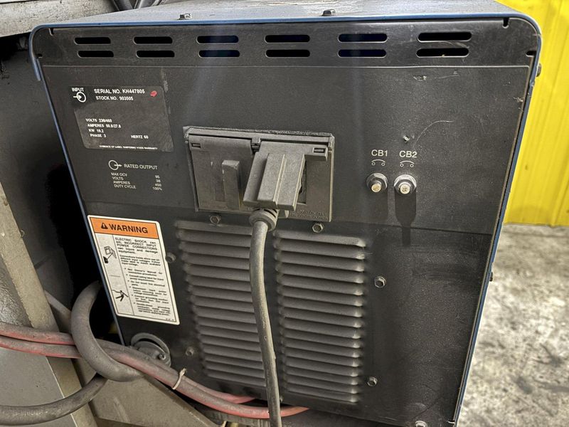 144" GOURAN / LINDE SEAM WELDER WITH MILLER INVISION #456P POWER SUPPLY: STOCK #22514