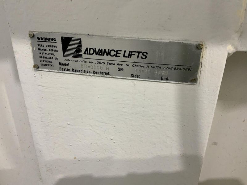 60" X 30" X 48"ADVANCE LIFTS BALER: STOCK #76483