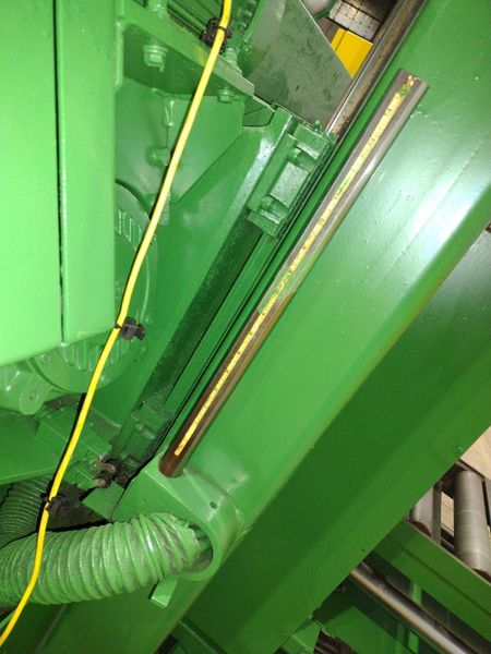 12" X 12" HYD-MECH MODEL #H-12A FULL AUTOMATIC FEED HORIZONTAL BANDSAW PLC 100 CONTROLS: STOCK #