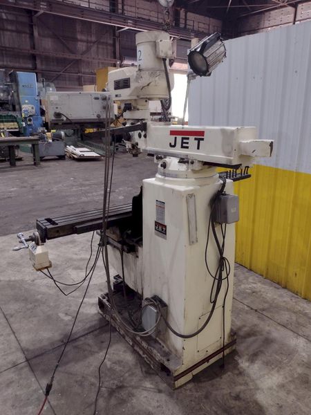 3 HP JET MODEL #JTM-1054 VERTICAL RAM TYPE MILL: STOCK #22336