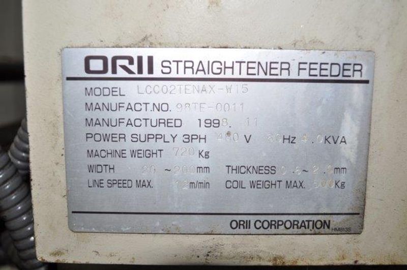 4400 LB x 12" x .090" ORII SPACE SAVER FEED LINE