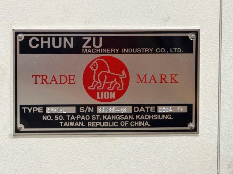 #40 Chun Zu Model CPR-16L Flat Die Thread Rolling Machine