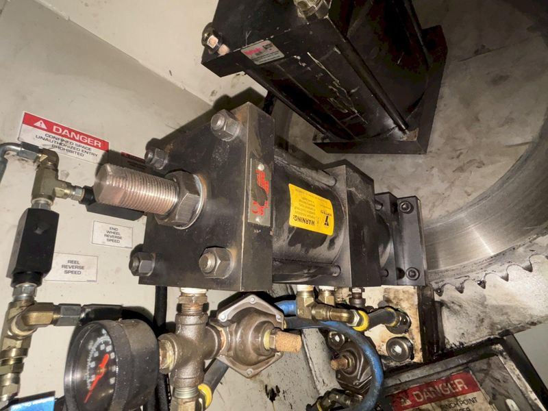15,000 LBS X 36" COE MODEL #CPR-PO-15018 MOTORIZED COIL REEL UNCOILER W/ COIL CAR: STOCK #23436