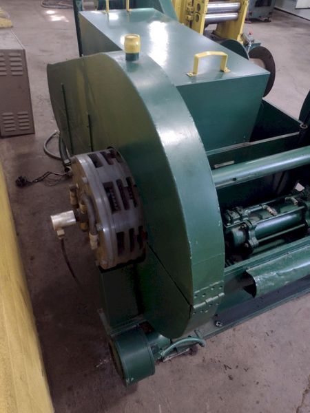 12" WIDE TORRINGTON 4" ARBOR PULL-THROUGH SLITTING LINE: STOCK #16504