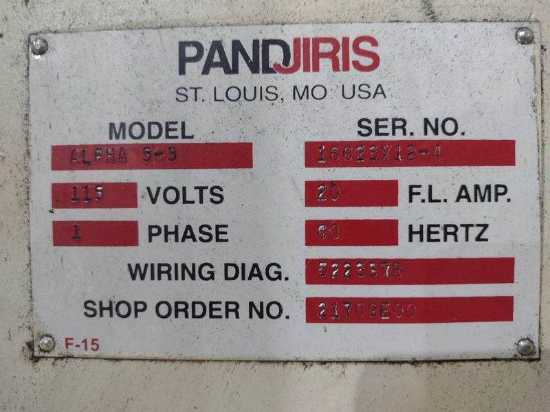 500 LB PANDJIRIS MODEL ALPHA 5-3 WELDING POSITIONER, 115 VOLT: STOCK #23360