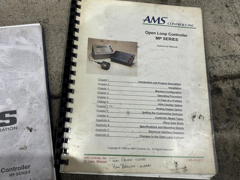 AMS & EXCEL MODEL #MPC0N30 ELECTRICAL CONTROLS, USED FOR TUBE MILL: STOCK #21147