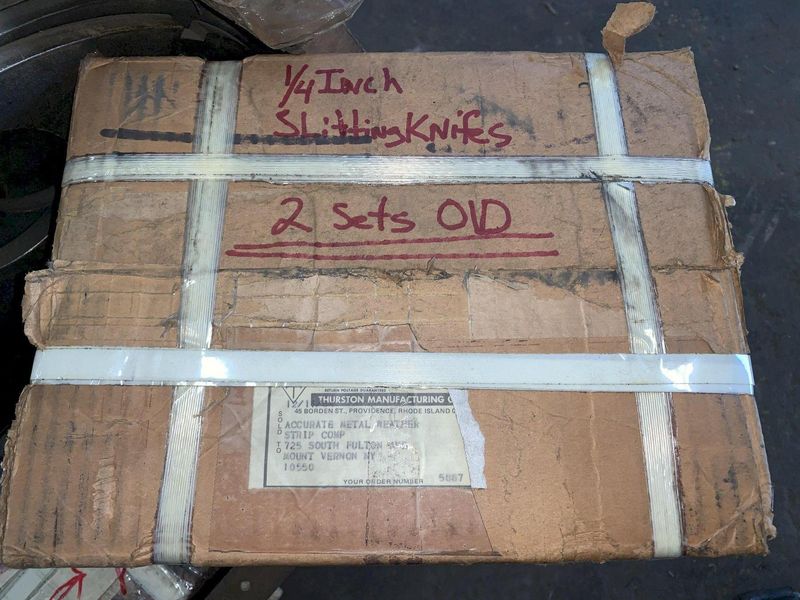 18" WIDE X 4500 LB X 3" ARBOR STANAT MODEL #S-180  SLITTING LINE: STOCK #13717