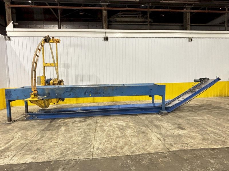 15 HP L&M EQUIPMENT MODEL #HMPC-7-24 CROSS CUT BUNDLE TRAVELING ARCH WOOD BUNDLE SAW WITH CONVEY
