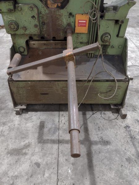110 TON PEDDINGHAUS "PEDDIWORKER" 1100G HYDRAULIC IRONWORKER: STOCK #22724