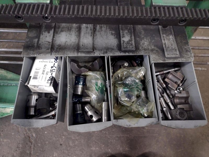 4-1/8" X 48" CARSON MODEL CHP-1H TUBE END PUNCH FORMING MACHINE: STOCK 17891