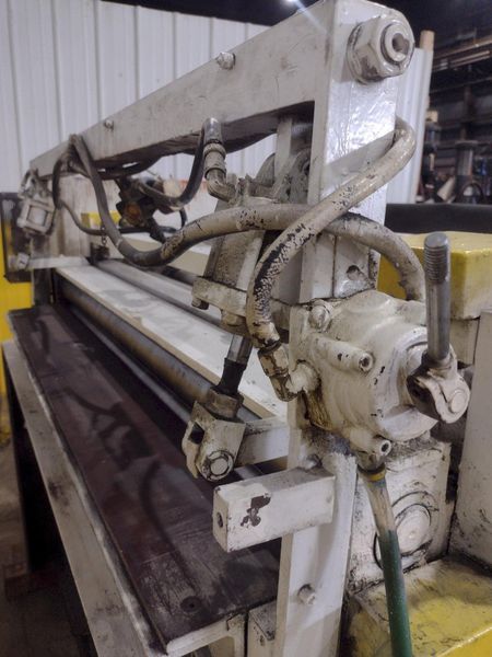48" x 14 GA ROWE 7 ROLL POWERED COIL STRAIGHTENER: STOCK #22749