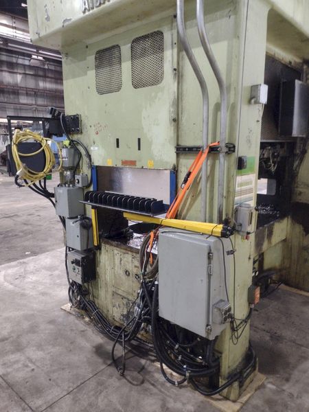 220 TON AIDA MODEL #PMX-LS-200H SSDC STRAIGHT SIDE PRESS, 7.87" STROKE: STOCK #22214