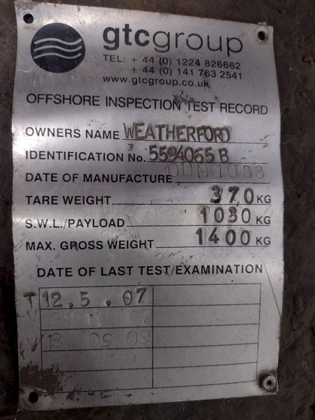 10" WEATHERFORD MODEL "SUT" PORTABLE PIPE HYDRDAULIC BREAK-OUT & BUCKING MACHINE: STOCK #18037