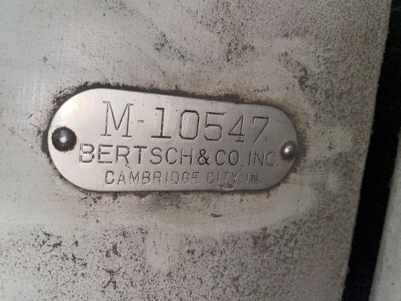 10' X 1-3/16" BERTSCH CENTURY II HYDRAULIC PLATE ROLL: STOCK #14196