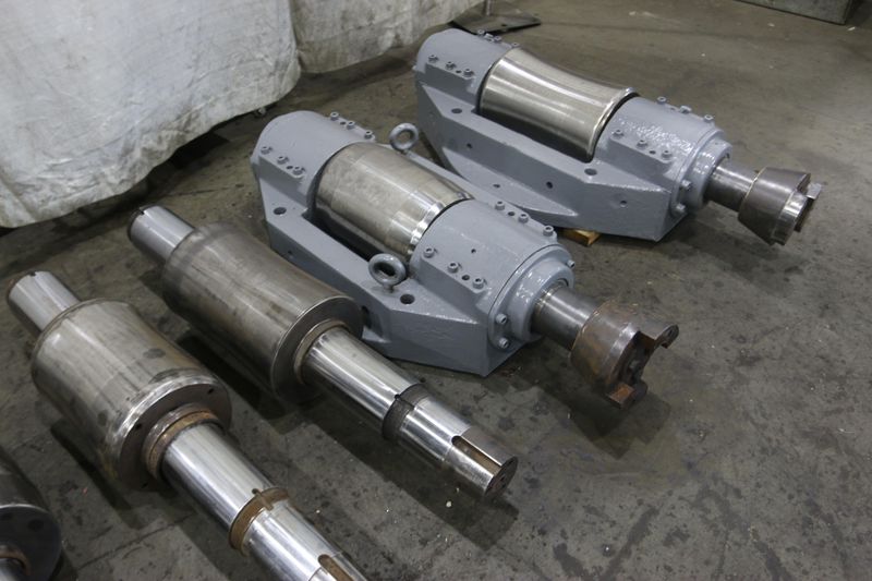 3-1/2" MEECO MODEL HD2 2-ROLL ROTARY BAR STRAIGHTENER: STOCK #10457