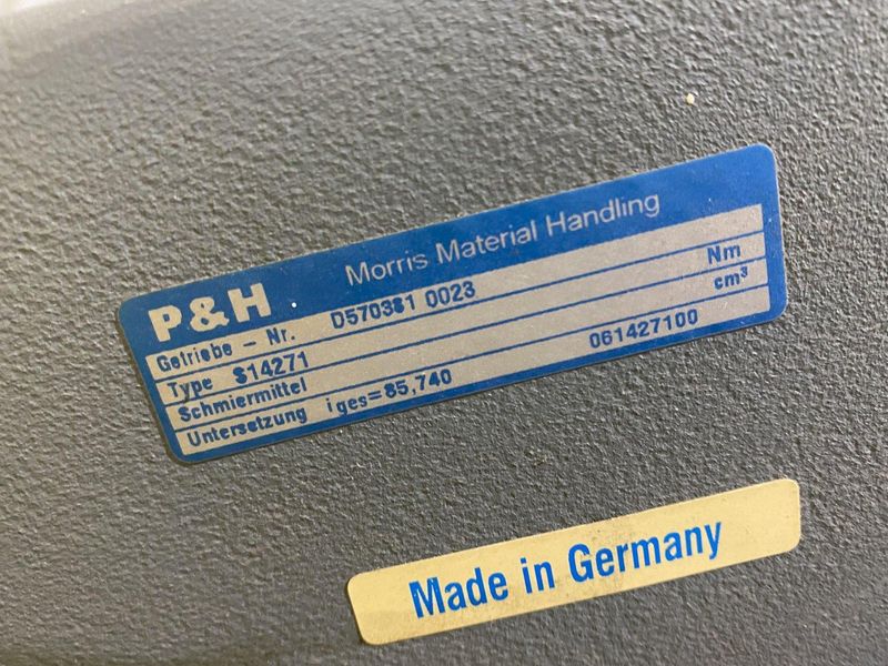 2 TON P&H "HEVI-LIFT SERIES M" POWERED CABLE HOIST WITH POWER TROLLEY: STOCK #17098