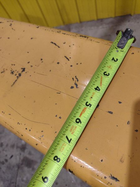 4 TON CALDWELL MODEL#81P-4-50 C HOOK ROLL LIFTER: STOCK #22715