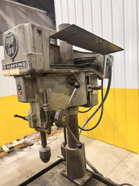 3-HEAD CLAUSING MODEL #1657 GANG DRILL W/ WORK TABLE: STOCK #20866