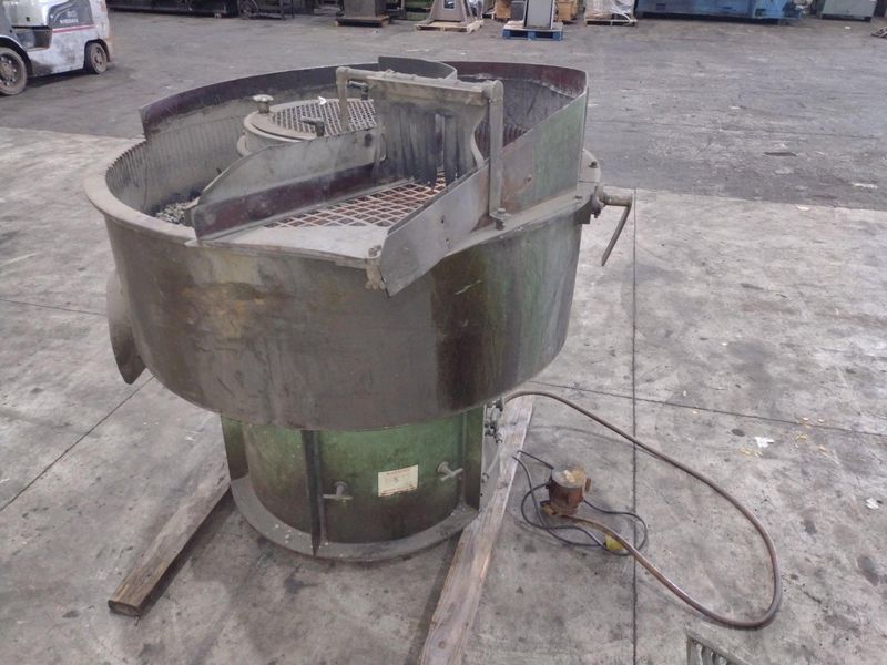 7 CUBIC FOOT X 48" SWECO MODEL #FMD7LR VIBRATORY BOWL PARTS FINISHER: STOCK #23140