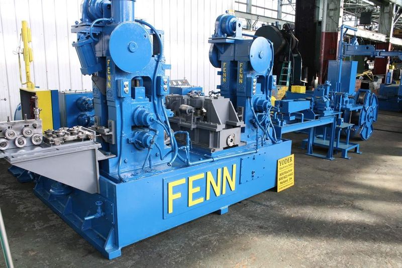 FENN #082-082 (2) STAND TANDEM WIRE FLATTENING MILL: STOCK #65774