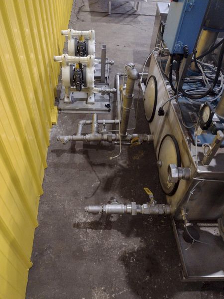 EXTRUDE HONE / SURFTRAN MODEL #STR-1 HIGH PRESSURE WASHER & DEBURRING SYSTEM W/ STORCH DEMAGNETI