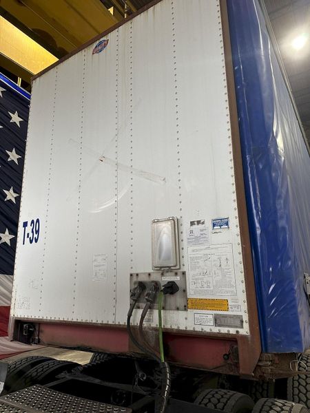 2007 X 53' UTILITY MFG  SLIDING CURTAIN-SIDE SEMI TRAILER: STOCK #19607