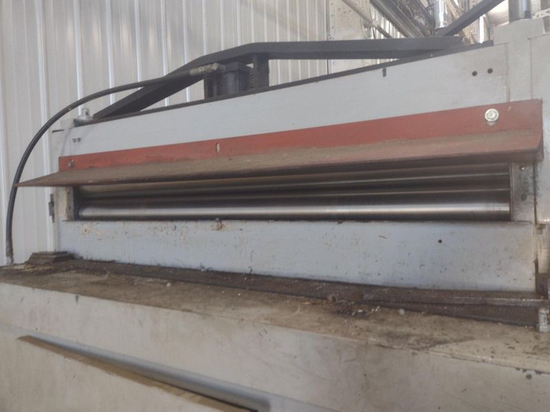 20,000 LB 10 TON X 48" RED BUD (RBI) MOTORIZED COIL REEL / UNCOILER & STRAIGHTENER FEED LINE: ST