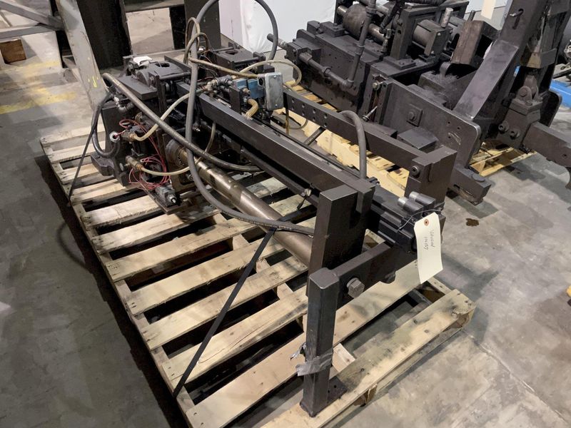 50,000 LBS x 38' VAUGHN DOUBLE PULL/ SINGLE CHAIN DRAW BENCH: STOCK #13578