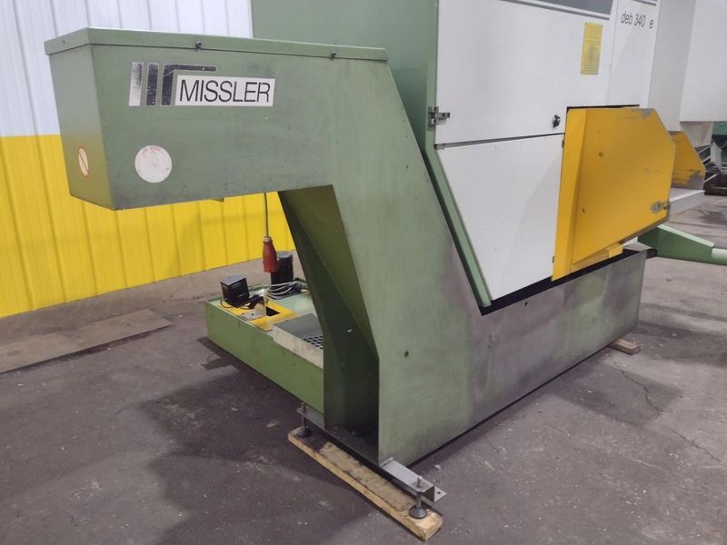 13.4" X 13.4" MISSLER MODEL #DEB-340-CE AUTOMATIC HORIZONTAL BANDSAW, NEW 2000: STOCK #19627