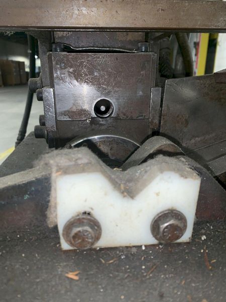 2" X 10' LEMONT MODEL 54557M DOUBLE END TUBE DE-DIMPLER: STOCK #11894