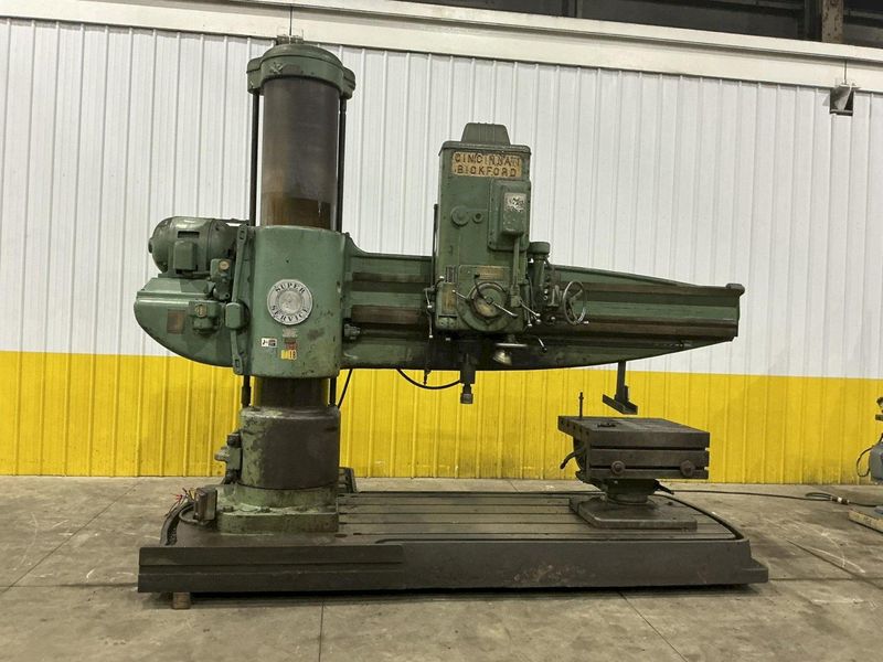 8' X 19" CINCINNATI BICKFORD MODEL #6E RADIAL DRILL: STOCK #18554