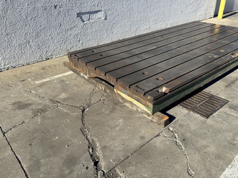 80" X 157" X 13" G & L T SLOTTED FLOOR PLATE:  STOCK #76803